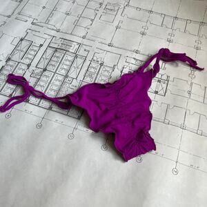 fabulous deadstock y2k electric purple cheeky bikini bottom